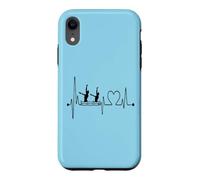 Conception d'un Nageur synchronisé avec Battement de cœur et électrocardiogramme Coque pour iPhone XR