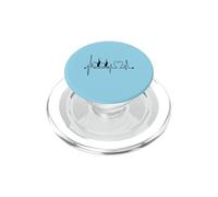 Conception d'un Nageur synchronisé avec Battement de cœur et électrocardiogramme PopSockets PopGrip pour MagSafe