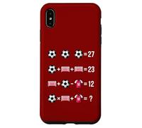 Conception d'une énigme d'équations mathématiques de Football : résolvez Le Casse-tête 67 Coque pour iPhone XS Max