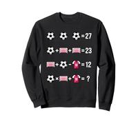 Conception d'une énigme d'équations mathématiques de Football : résolvez Le Casse-tête 67 Sweatshirt