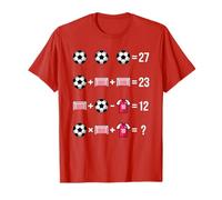 Conception d'une énigme d'équations mathématiques de Football : résolvez Le Casse-tête 67 T-Shirt