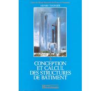 Conception et calcul des structures de bâtiment - Tome 3 - Henry Thonier - Presses De L'ecole Nationale Des Ponts Et Chaussees - broché - Etude