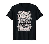 Conception Florale de Fille têtue obstinée T-Shirt Graphique avec Valeur