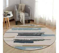 Conception géométrique abstraite circulaire, style bohème moderne, tapis décoratif de salon(B,100cm)