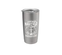 Conception graphique d'ancre de la série Vintage Nautica Sailing Regatta Gobelet isotherme en acier inoxydable double paroi