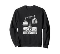 Conception Graphique de l'échelle d'égalité des Travailleurs sur Les milliardaires Sweatshirt