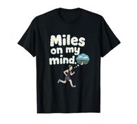 Conception Graphique de l'équipe de Course à Pied de Miles on My Mind T-Shirt