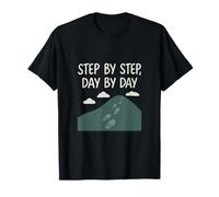 Conception graphique étape par étape jour par jour résilience empreinte T-Shirt