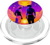 Conception Graphique Summer Pride (Style #4) Sunset LGBTQ Love PopSockets PopGrip pour MagSafe