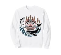 Conception Historique Circulaire du Nord-Ouest du Pacifique Sweatshirt