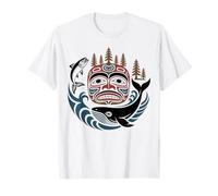 Conception Historique Circulaire du Nord-Ouest du Pacifique T-Shirt