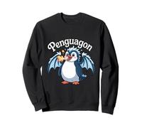 Conception Hybride de Dragon Pingouin drôle de Pingouin Sweatshirt