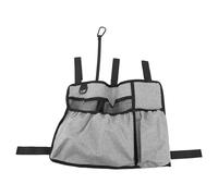 Conception multi de poche d'organisateur de fauteuil roulant de sac de marcheur pour le tissu d'Oxford d'aînés (Gris)