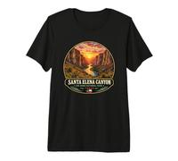 Conception Naturelle du Parc National Big Bend du Canyon de Santa Elena T-Shirt Haut de Gamme
