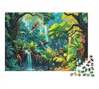 Conception Originale 1000 Pièces Puzzle pour Adultes Jeux De Défi Familial Puzzle Anti-Stress Entraîner La Mémoire du Cerveau Cadeaux pour Adultes 500pcs (52x38cm)