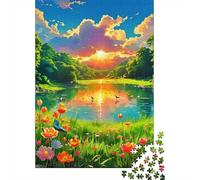 Conception Originale 1000 Pièces Puzzle pour Adultes Jeux Éducatifs Divertissement Apaisant Entraîner La Mémoire du Cerveau pour Adultes Et Enfants De 14 Ans Et Plus 1000pcs (75x50cm)