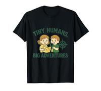 Conception parentale de Tiny Humans Big Adventures Explorer T-Shirt