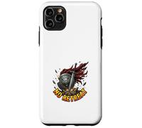 Conception Robuste du Bouclier d'épée No Retreat Warrior Coque pour iPhone 11 Pro Max