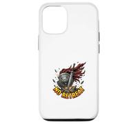 Conception Robuste du Bouclier d'épée No Retreat Warrior Coque pour iPhone 12/12 Pro