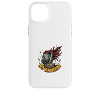 Conception Robuste du Bouclier d'épée No Retreat Warrior Coque pour iPhone 14 Plus