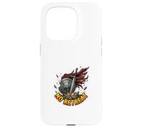 Conception Robuste du Bouclier d'épée No Retreat Warrior Coque pour iPhone 15 Pro