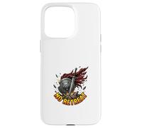 Conception Robuste du Bouclier d'épée No Retreat Warrior Coque pour iPhone 15 Pro Max
