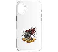 Conception Robuste du Bouclier d'épée No Retreat Warrior Coque pour iPhone 16 Plus