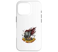 Conception Robuste du Bouclier d'épée No Retreat Warrior Coque pour iPhone 16 Pro
