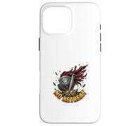 Conception Robuste du Bouclier d'épée No Retreat Warrior Coque pour iPhone 16 Pro Max