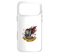 Conception Robuste du Bouclier d'épée No Retreat Warrior Coque pour iPhone 17 Pro Max