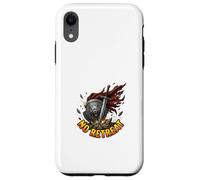 Conception Robuste du Bouclier d'épée No Retreat Warrior Coque pour iPhone XR
