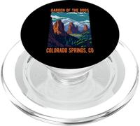 Conception scénique du Jardin des Dieux, Colorado Springs, Colorado, États-Unis PopSockets PopGrip pour MagSafe