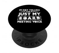Conception vocale pour Les réunions du Conseil d'administration de Just My PopSockets PopGrip Adhésif