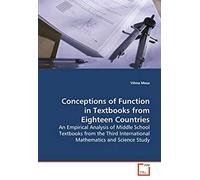 Conceptions Of Function In Textbooks From Eighteen Countries: An Empirical Analysis Of Middle School Textbooks From The Third International Mathematics And Science Study