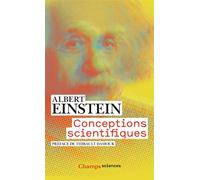 Conceptions scientifiques - - Albert Einstein - Flammarion - Livre