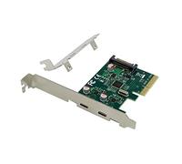 Conceptronic Carte d'interface PCI-Express EMRICK07G – 2 ports USB-C 3.1 Gen 2 (PCIe x4)