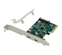Conceptronic Carte d'interface PCI-Express EMRICK07G – 2 ports USB-C 3.1 Gen 2 (PCIe x4)
