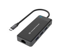 Conceptronic 7-in-1 USB 3.2 Gen 1 Docking Station, MST for Windows, HDMI x 2, US