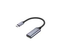 Conceptronic ABBY09G Adaptateur USB Type-C vers HDMI 4K UHD (4096x2160 @ 60Hz) Gris Aluminium - Compatible Windows/macOS/Android