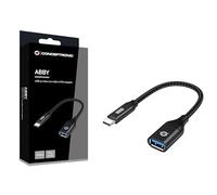 ABBY18B changeur de genre de câble USB-C USB-A Noir