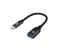 ABBY18B changeur de genre de câble USB-C USB-A Noir