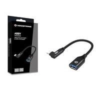Conceptronic Adaptateur USB‑C coudé 90° vers USB‑A ABBY19B – OTG, USB 3.2 Gen 2 10 Gbit/s