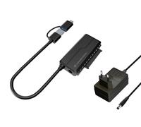 ABBY21B changeur de genre de câble USB Type-A SATA 22-pin Noir