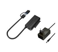 ABBY21B changeur de genre de câble USB Type-A SATA 22-pin Noir