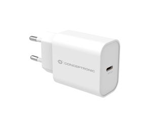 Conceptronic ALTHEA10W chargeur d'appareils mobiles Universel Blanc Secteur Charge rapide Intérieure