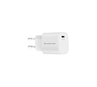 Conceptronic ALTHEA14W Chargeur Secteur Universel 1 Port USB-C Power Delivery 3.0 20W Blanc, Entrée 100-240V, Sortie 5/9/12V, Certifié CE/REACH/RoHS
