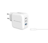 Conceptronic ALTHEA17W chargeur d'appareils mobiles Universel Blanc Secteur Charge rapide Intérieure