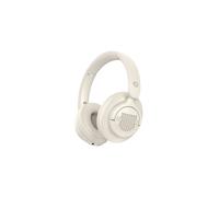 Conceptronic ALVAH02C Casque Arceau Crème Filaire & Bluetooth 5.4, Réduction de Bruit Active, 20-20000Hz, 32 Ohm, Batterie 400mAh, 233g