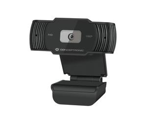 Conceptronic AMDIS 1080P FHD webcam 1920 x 1080 pixels USB 2.0 Noir
