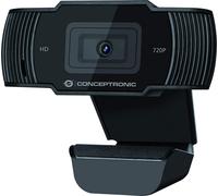 Conceptronic AMDIS Webcam HD 720P Black USB 2.0 avec microphone intégré 30fps